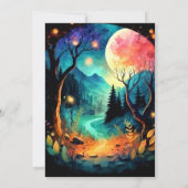 Invitation Anniversaire Pastel Magic Timber (Dos)