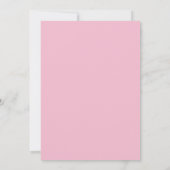 Invitation Anniversaire Pastel Pink Typographie Joyeux Annive (Dos)