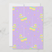 Invitation anniversaire Pastel Rainbow Piñata (Dos)