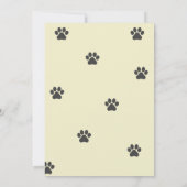 Invitation Anniversaire Pawty Labrador Retriever Chien Annive (Dos)