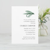 Invitation Anniversaire Pêche à la mouche (Debout devant)