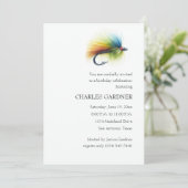 Invitation Anniversaire Pêche à la mouche (Debout devant)