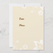 Invitation Anniversaire (personnalisable) (Dos)