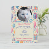 Invitation Anniversaire Personnalisable (Debout devant)