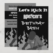 Invitation Anniversaire personnalisé (Devant / Derrière)