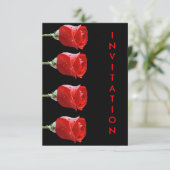 Invitation Anniversaire personnalisé d'invitation de VIP, (Debout devant)