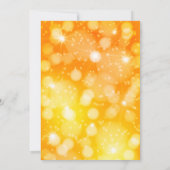 Invitation Anniversaire Personnalisé N'importe quel âge solei (Dos)