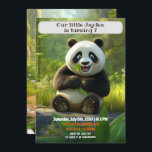 Invitation Anniversaire Personnalisé Panda Kids Nom Age<br><div class="desc">Faites-vous plaisir avec notre Premium Panda Birthday Invitation personnalisée ! Ce design ne manquera pas d'exciter vos jeunes invités et de préparer le terrain pour une fête d'anniversaire mémorable. PERSONNALISEZ facilement cette invitation en ajoutant le nom,  l'âge,  le message de votre enfant ou tout autre chose que vous aimez.</div>