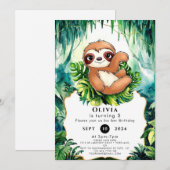 Invitation Anniversaire personnalisé pour enfants (Devant / Derrière)