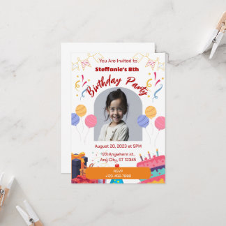 Invitation Anniversaire Personnaliser la carte