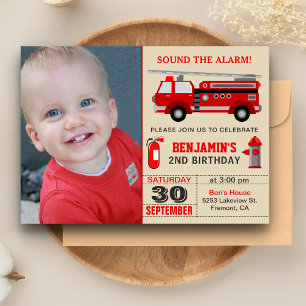 Invitation anniversaire photo des enfants de camio