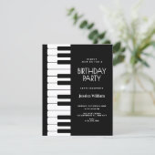 Invitation Anniversaire piano (Debout devant)