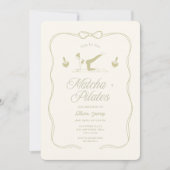 Invitation Anniversaire pilates tout âge (Devant)