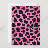 Invitation Anniversaire Pink Disco (Dos)