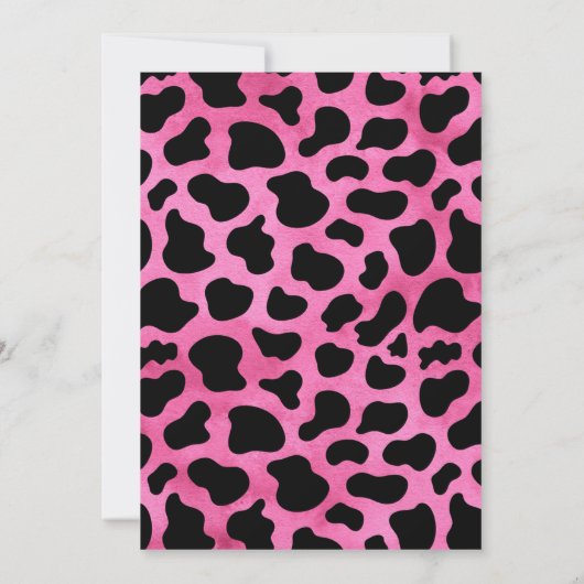 Invitation Anniversaire Pink Disco (Dos)