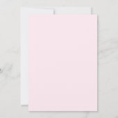 Invitation Anniversaire Pink Jouer (Dos)