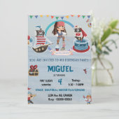 INVITATION ANNIVERSAIRE PIRATE THÈME EINVITE (Debout devant)