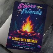 Invitation Anniversaire Plus Amusant Avec Ami - Cosy Camping 