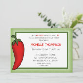 Invitation Anniversaire Poivron rouge n'importe quel âge Invi (Debout devant)