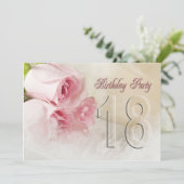 Invitation anniversaire pour 18 ans (Debout devant)