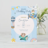 Invitation anniversaire pour les enfants (Debout devant)