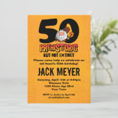 Invitation Anniversaire préhistorique (Debout devant)