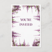 Invitation anniversaire premier éditable avec fleu (Dos)