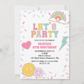 Invitation Anniversaire Preppy Patch (Devant)