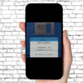 Invitation Anniversaire Rétro, Disquette