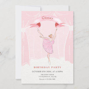 Invitation Anniversaire rose