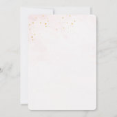 Invitation Anniversaire rose Ballerinas élégant (Dos)