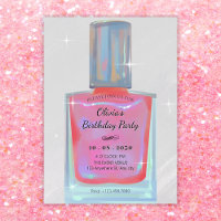Anniversaire rose glamor vernis
