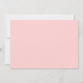 Invitation Anniversaire rouge-rose doux de baie de fraise (Dos)