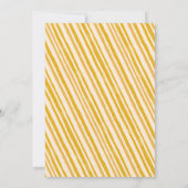 Invitation Anniversaire rustique de citrons aquarelles (Dos)