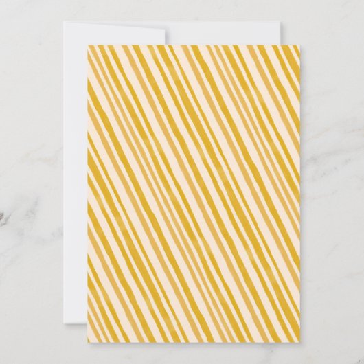 Invitation Anniversaire rustique de citrons aquarelles (Dos)