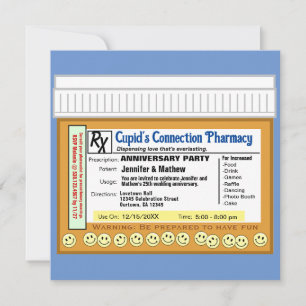 Invitation Anniversaire RX pour le plaisir