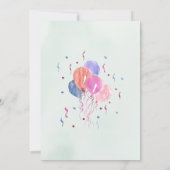 Invitation anniversaire Safari Enfants Editable (Dos)