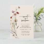 Invitation Anniversaire Seize Ans (Debout devant)