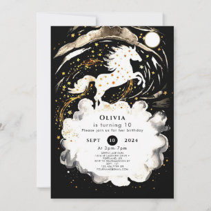 Invitation Anniversaire simple du Boho Horse