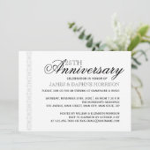 Invitation Anniversaire simple du Mariage Elegance (Debout devant)