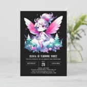 Invitation Anniversaire simple et enchantée (Debout devant)