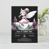 Invitation Anniversaire simple et moderne (Debout devant)