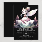 Invitation Anniversaire simple et moderne (Devant / Derrière)