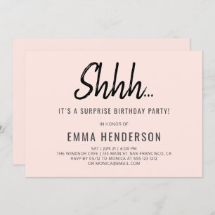Invitation Anniversaire simple et moderne