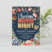 Invitation Anniversaire Soirée Cinéma de Noël (Debout devant)