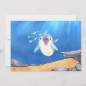 Invitation anniversaire sous la mer (Dos)