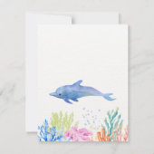 Invitation Anniversaire sous la mer (Dos)