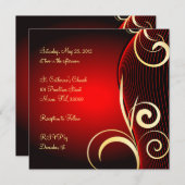 Invitation anniversaire spécial ou anniversaire (Devant / Derrière)