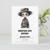 Invitation anniversaire spéctaculaire et effrayant à l'aquare (Debout devant)