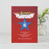 Invitation Anniversaire SUPER (Debout devant)